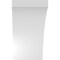 Ekena Millwork 5 1/2-in. W x 6-in. D x 10-in. H Thorton Architectural Grade PVC Knee Brace BRCP055X06X10THR - alternate 2